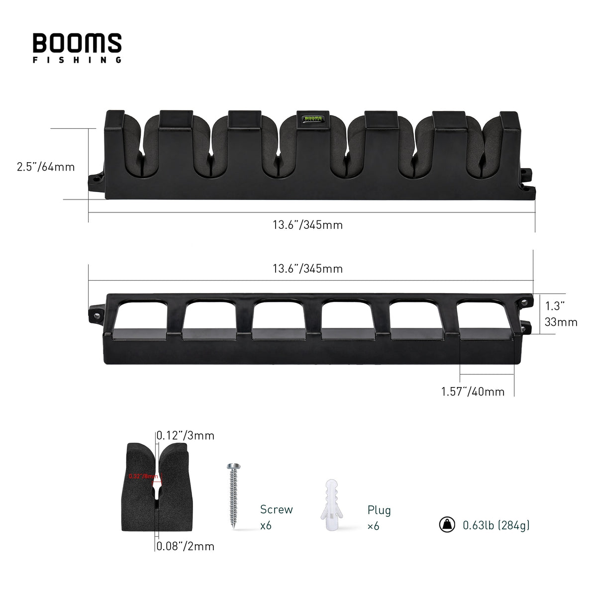 booms fishing rod holder Booms Fishing WV2 Vertical 6-Rod Rack Fishing Pole Holder Rod Holders –  contact.fishingnirvana