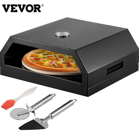 VEVOR 12" Outdoor Pizza Oven Making Machine Stainless Steel Temperature Range From 75-450℉ for Beach Parties Camping Commercial