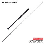 Madmouse STINGER Electric Jigging Fishing Rod 1.9m 26-30kg Power Lure Max400 PE3-8 Japan Quality Saltwater Rod Boat Casting Rods