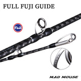 Madmouse STINGER Electric Jigging Fishing Rod 1.9m 26-30kg Power Lure Max400 PE3-8 Japan Quality Saltwater Rod Boat Casting Rods