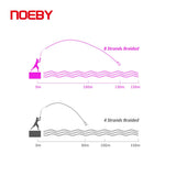 NOEBY PE Line X8 Strand Braided Fishing Line 150m 300m 1-103LB Super Tension Wear Resistance Smooth Multifilament Fishing Line