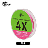 LEYDUN Fishing Lines 4 Strands Braided Multifilament PE Line 100m 150m Smooth Anti-Bite Woven Thread Accessories Fishing Wire