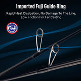 LEYDUN SHARKRY  Boat Rod Pattern Squid Fishing Rod ML Soild Tip Ultra Light Carbon Reel seat FUJI Guide Spinning Rods