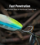 Kingdom Fishing Lure Micro Minnow 4.7g 6.2g 9.8g 12.2g Micro Sinking Floating Artificial Baits 45mm 55mm 65mm Long Casting