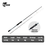 LEYDUN SHARKRY  Boat Rod Pattern Squid Fishing Rod ML Soild Tip Ultra Light Carbon Reel seat FUJI Guide Spinning Rods