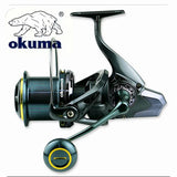 OKUMA fishing reel 9000-14000 metal long-distance casting wheel guide rod structure fishing wheel 4.7:130KG brake fishing
