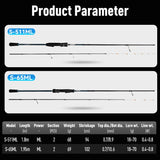 LEYDUN SHARKRY  Boat Rod Pattern Squid Fishing Rod ML Soild Tip Ultra Light Carbon Reel seat FUJI Guide Spinning Rods