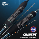 LEYDUN SHARKRY  Boat Rod Pattern Squid Fishing Rod ML Soild Tip Ultra Light Carbon Reel seat FUJI Guide Spinning Rods