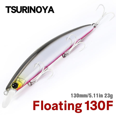 TSURINOYA 130mm 23g Floating Lures - Minnow TWINKLE 130F DW111 Crankbaits