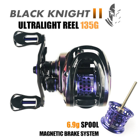 135g BLACK KNIGHT2 6.9g Spool Ultralight BFS FINESSE Baitcasting Reel