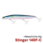 TSURINOYA Ultra-long Casting Floating Minnow 140F STINGER 140mm 24g