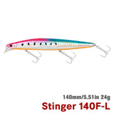 TSURINOYA Ultra-long Casting Floating Minnow 140F STINGER 140mm 24g