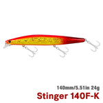 TSURINOYA Ultra-long Casting Floating Minnow 140F STINGER 140mm 24g