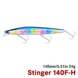 TSURINOYA Ultra-long Casting Floating Minnow 140F STINGER 140mm 24g