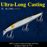 TSURINOYA Ultra-long Casting Floating Minnow 140F STINGER 140mm 24g