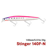 TSURINOYA Ultra-long Casting Floating Minnow 140F STINGER 140mm 24g