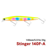 TSURINOYA Ultra-long Casting Floating Minnow 140F STINGER 140mm 24g