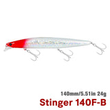 TSURINOYA Ultra-long Casting Floating Minnow 140F STINGER 140mm 24g