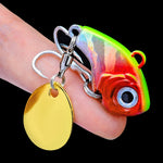 Ice fishing lure with eyes