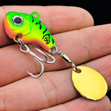 Ice fishing lure with eyes