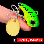 Ice fishing lure with eyes