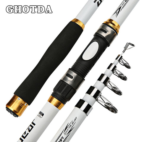 GHOTDA 2.1M -3.6M Telescopic Fishing Rod