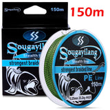 Sougayilang Top Quality 4 Strands Speckled  Braided Fish Line 150M 350 550M  20-78LB