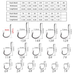 100pcs/ Box Japan Izu Fish Hook High Carbon Steel Barbed In Fishing Hook