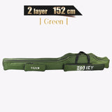 Fishing Rod Storage Bag  Oxford Cloth  Multifunctional  1/2/3 Layer  Large Capacity