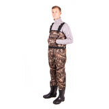 HANITE 5MM Thickened Neoprene Waterproof and Thermal Chest Wader with Rubber Boots