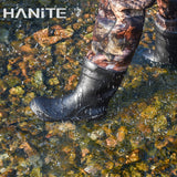 HANITE 5MM Thickened Neoprene Waterproof and Thermal Chest Wader with Rubber Boots