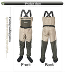 JEERKOOL Fishing Waders Clothing Portable Chest Overalls Waterproof Clothes Wading Pants Stocking Foot Good JEERKOOL For Fish Shoes