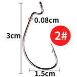 30pcs/50pcs/100pcs Fishing Hook