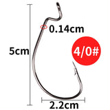 30pcs/50pcs/100pcs Fishing Hook