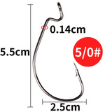 30pcs/50pcs/100pcs Fishing Hook