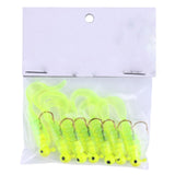 7pcs/lot 1.75g Soft Fishing Lure Worm with Swimming Tail