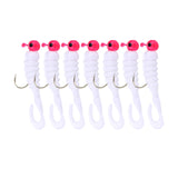 7pcs/lot 1.75g Soft Fishing Lure Worm with Swimming Tail