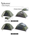 Blackdeer Archeos 2P 3 People Backpacking Tent Outdoor Camping 4 Season Tent With Snow Skirt Double Layer Waterproof Hiking Tent