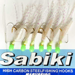 30Bags/15Bags Sabiki Rig Fishing lure With Real Fish Skin