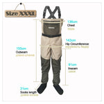 JEERKOOL Fishing Waders Clothing Portable Chest Overalls Waterproof Clothes Wading Pants Stocking Foot Good JEERKOOL For Fish Shoes