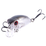 1PCS 4.5cm 3g Crankbait Fishing Lure Quality Minnow Lure 3D Eyes Plastic Hard Bait