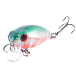 1PCS 4.5cm 3g Crankbait Fishing Lure Quality Minnow Lure 3D Eyes Plastic Hard Bait