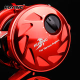 KUYING MAGICIAN 6.2:1 12+1 Metal Bait Casting Drum 286.5g Fishing Reel Vessel Wheel Saltwater Coil Centrifugal 8KG