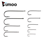 Bimoo 50PCS Aberdeen Long Shank Fish Hook  Size 10 4 2 2/0 3/0